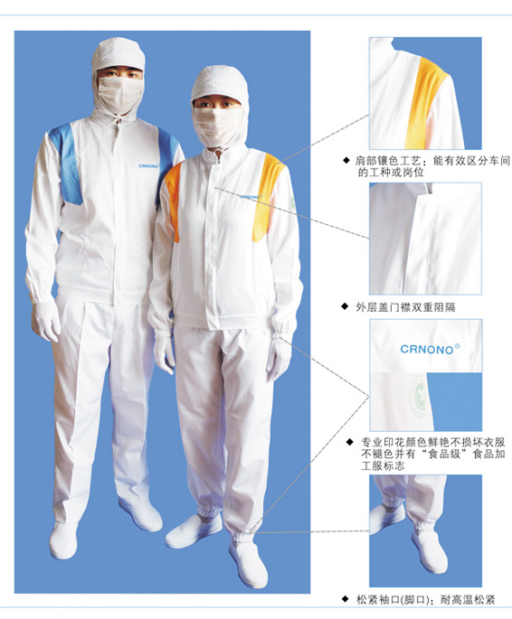 制藥廠工作服定做（潔凈服款式圖片/制藥廠工作服要求）